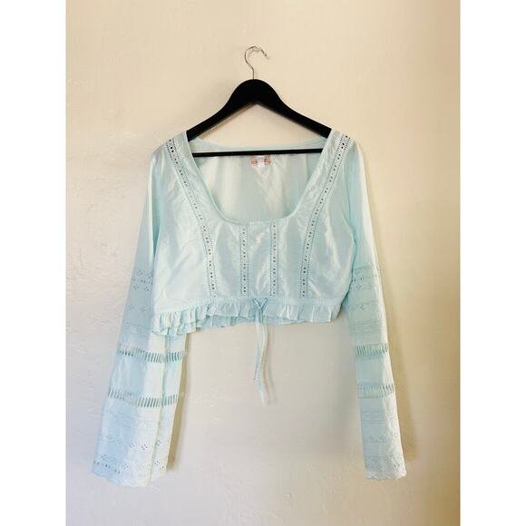 Urban Outfitters Kimichi Blue Blue Crop top - Picture 4 of 5